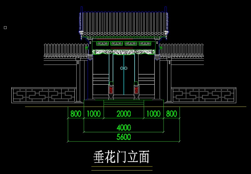 某北方<a href=https://www.yitu.cn/su/6907.html target=_blank class=infotextkey>四<a href=https://www.yitu.cn/su/7051.html target=_blank class=infotextkey>合院</a></a>经典风格别墅建筑<a href=https://www.yitu.cn/su/7590.html target=_blank class=infotextkey>设计</a>cad施工图带效果图