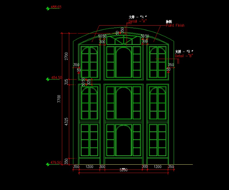 白云渡五套别墅建筑<a href=https://www.yitu.cn/su/7590.html target=_blank class=infotextkey>设计</a>cad全套施工图带效果图