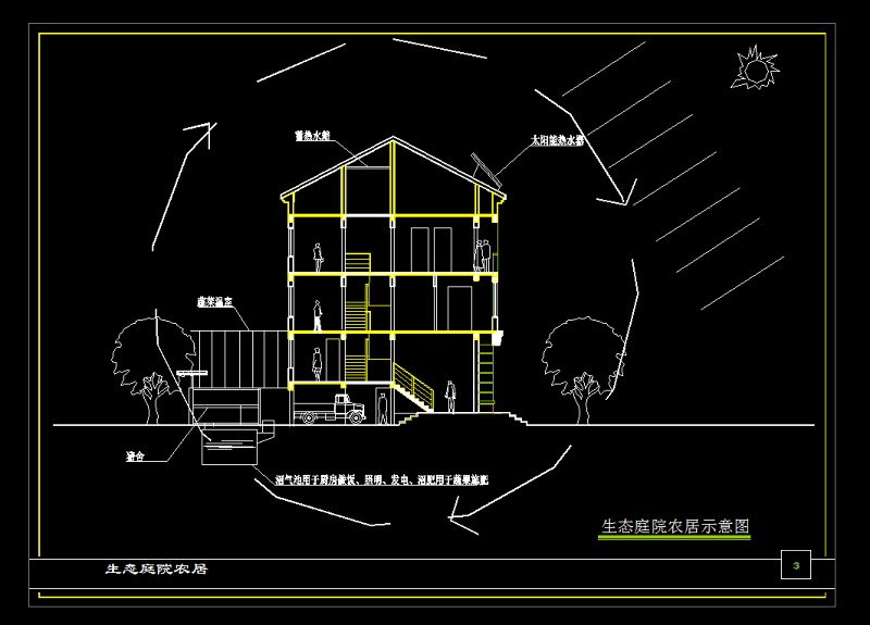 某<a href=https://www.yitu.cn/su/7872.html target=_blank class=infotextkey>地</a>区三层双拼中式风格别墅建筑<a href=https://www.yitu.cn/su/7590.html target=_blank class=infotextkey>设计</a>cad施工图带效果图