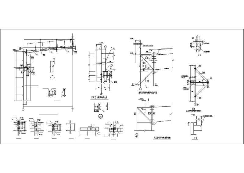 某18米跨<a href=https://www.yitu.cn/su/7989.html target=_blank class=infotextkey>小型</a>门式刚架(<a href=https://www.yitu.cn/su/7102.html target=_blank class=infotextkey>吊车</a>)厂房施工图