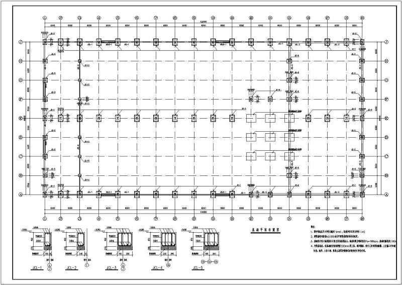 某48米跨单层门式刚架厂房结构施工图