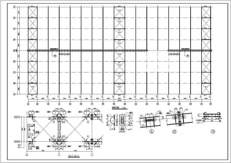 某48米跨单层门式刚架厂房结构施工图