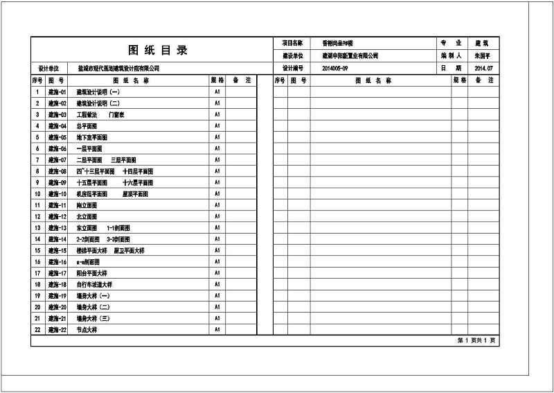 某高层框剪结构单元式住宅<a href=https://www.yitu.cn/su/7590.html target=_blank class=infotextkey>设计</a>cad建筑施工图