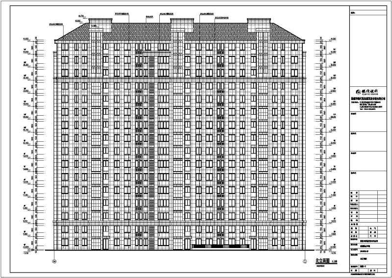 某高层框剪结构单元式住宅<a href=https://www.yitu.cn/su/7590.html target=_blank class=infotextkey>设计</a>cad建筑施工图