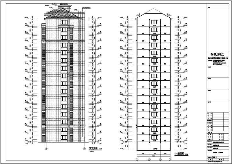 某高层框剪结构单元式住宅<a href=https://www.yitu.cn/su/7590.html target=_blank class=infotextkey>设计</a>cad建筑施工图