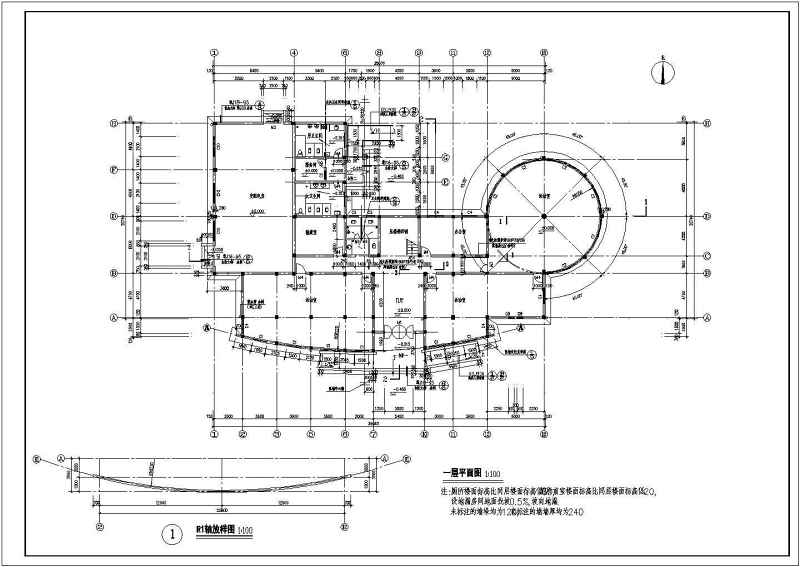 上海会所全套建筑<a href=https://www.yitu.cn/su/7590.html target=_blank class=infotextkey>设计</a>CAD施工图