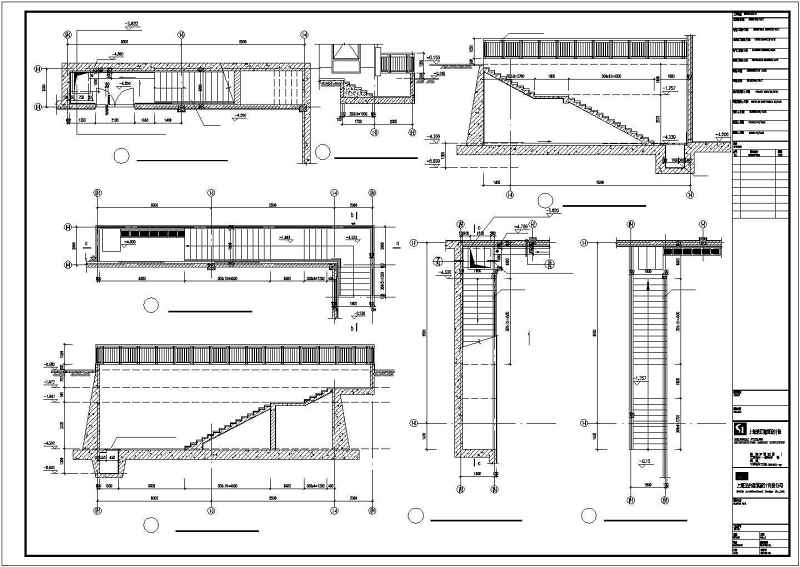 上海会所建筑<a href=https://www.yitu.cn/su/7590.html target=_blank class=infotextkey>设计</a>全套施工CAD图