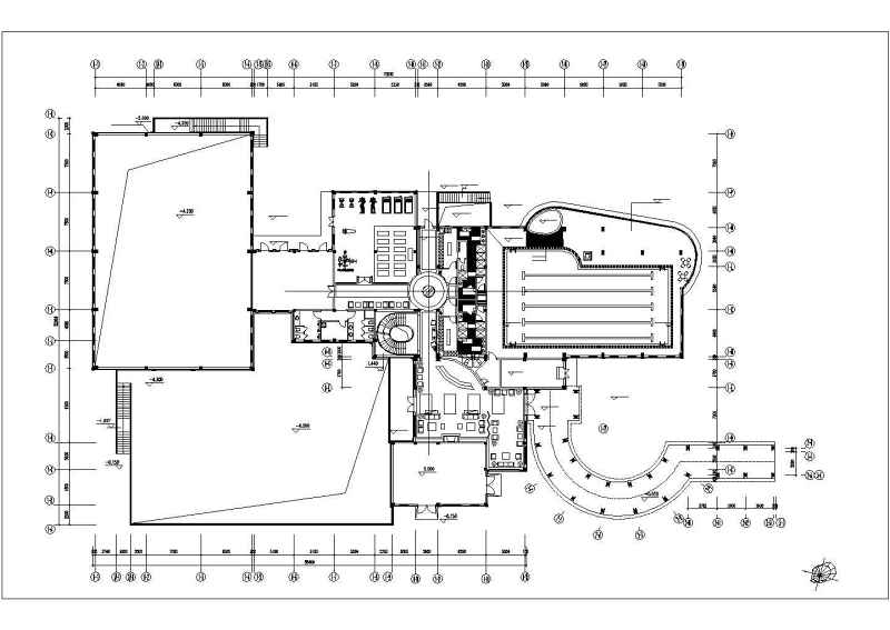 上海会所建筑<a href=https://www.yitu.cn/su/7590.html target=_blank class=infotextkey>设计</a>全套施工CAD图