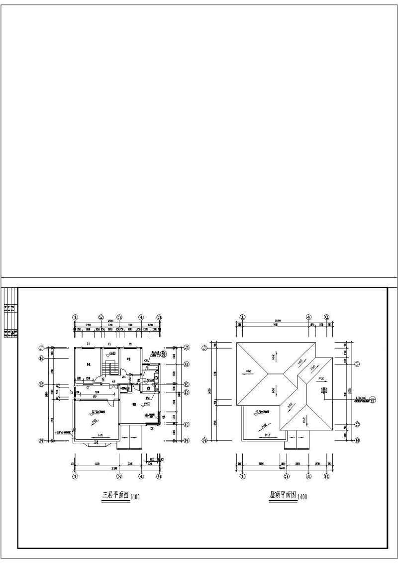 某砖混结构<a href=https://www.yitu.cn/su/6998.html target=_blank class=infotextkey>瓦</a>房屋顶别墅<a href=https://www.yitu.cn/su/7590.html target=_blank class=infotextkey>设计</a>cad全套建施图