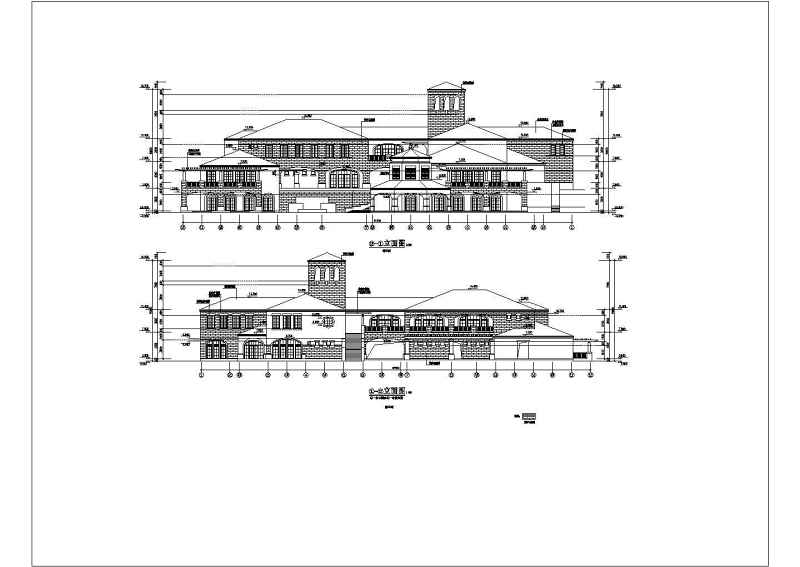 某豪华会所建筑<a href=https://www.yitu.cn/su/7590.html target=_blank class=infotextkey>设计</a>图