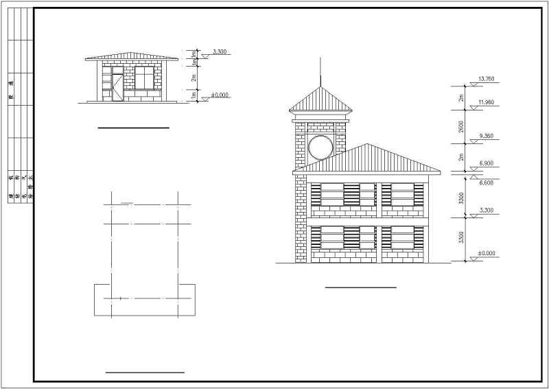 某<a href=https://www.yitu.cn/sketchup/huayi/index.html target=_blank class=infotextkey>花</a>园会所建筑<a href=https://www.yitu.cn/su/7590.html target=_blank class=infotextkey>设计</a><a href=https://www.yitu.cn/su/7937.html target=_blank class=infotextkey>图纸</a>