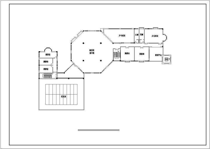 大型豪华会所建筑<a href=https://www.yitu.cn/su/7590.html target=_blank class=infotextkey>设计</a>CAD<a href=https://www.yitu.cn/su/7937.html target=_blank class=infotextkey>图纸</a>