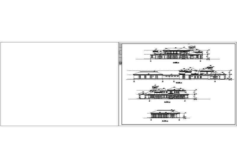 豪华会所建筑<a href=https://www.yitu.cn/su/7590.html target=_blank class=infotextkey>设计</a>全套CAD<a href=https://www.yitu.cn/su/7937.html target=_blank class=infotextkey>图纸</a>