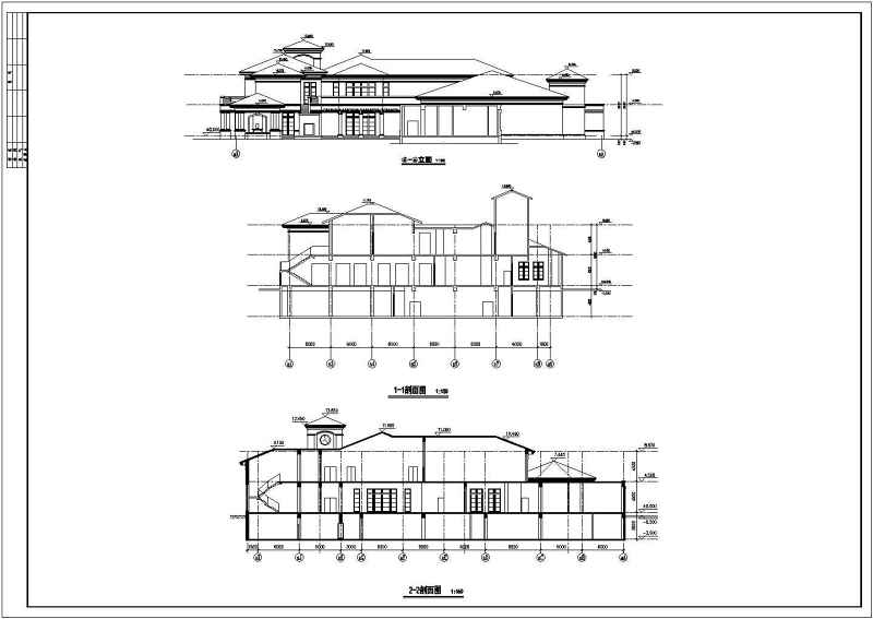 豪华会所建筑<a href=https://www.yitu.cn/su/7590.html target=_blank class=infotextkey>设计</a>全套CAD<a href=https://www.yitu.cn/su/7937.html target=_blank class=infotextkey>图纸</a>