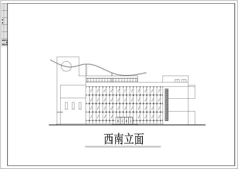 现代会所建筑<a href=https://www.yitu.cn/su/7590.html target=_blank class=infotextkey>设计</a>CAD<a href=https://www.yitu.cn/su/7937.html target=_blank class=infotextkey>图纸</a>