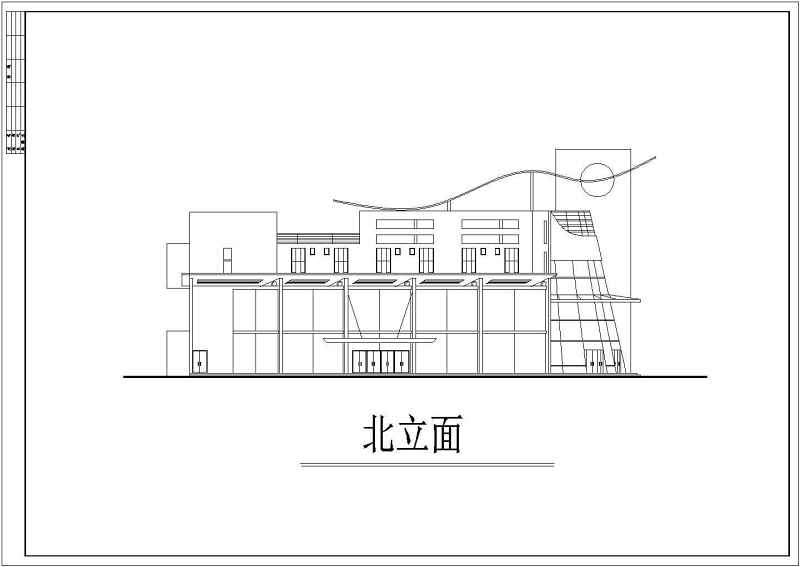 现代会所建筑<a href=https://www.yitu.cn/su/7590.html target=_blank class=infotextkey>设计</a>CAD<a href=https://www.yitu.cn/su/7937.html target=_blank class=infotextkey>图纸</a>