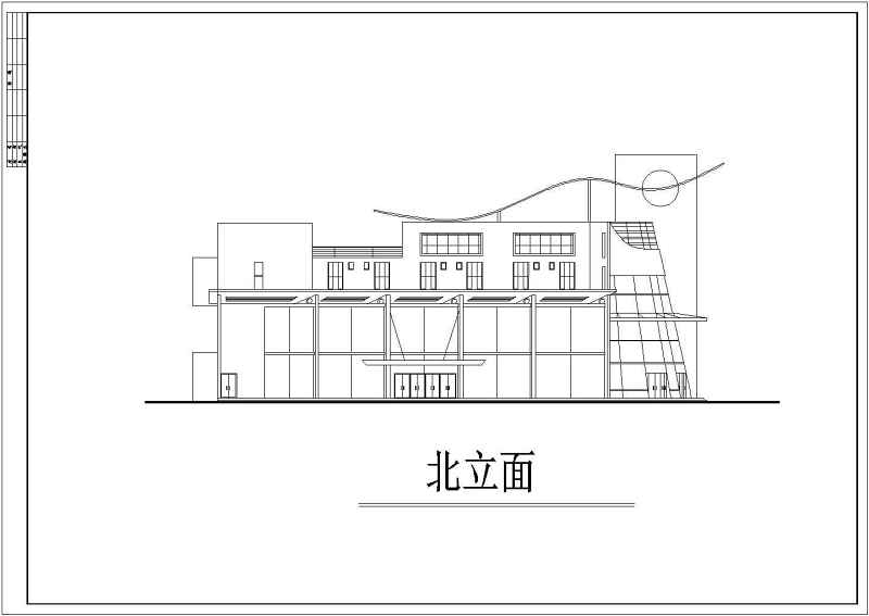 现代会所建筑<a href=https://www.yitu.cn/su/7590.html target=_blank class=infotextkey>设计</a>CAD<a href=https://www.yitu.cn/su/7937.html target=_blank class=infotextkey>图纸</a>