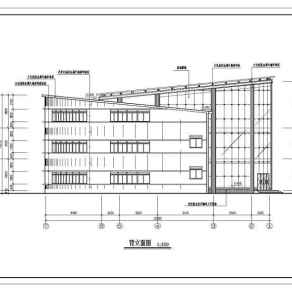 高级小区会所建筑设计全套CAD图纸