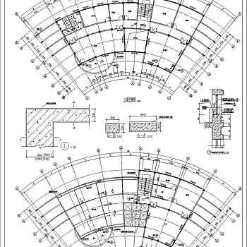 某小区会所建筑方案设计全套CAD图