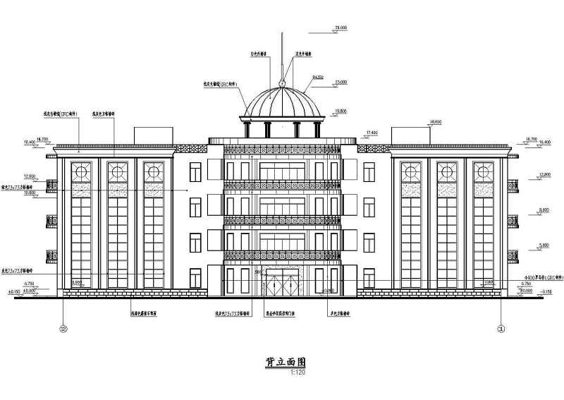 住宅<a href=https://www.yitu.cn/su/7987.html target=_blank class=infotextkey>小区</a>会所建筑<a href=https://www.yitu.cn/su/7590.html target=_blank class=infotextkey>设计</a>CAD施工图