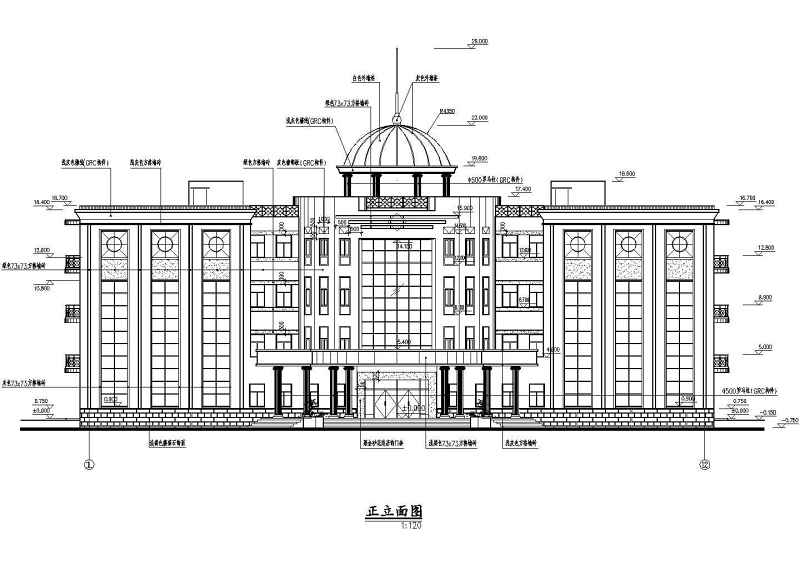 住宅<a href=https://www.yitu.cn/su/7987.html target=_blank class=infotextkey>小区</a>会所建筑<a href=https://www.yitu.cn/su/7590.html target=_blank class=infotextkey>设计</a>CAD施工图