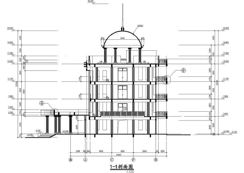 住宅<a href=https://www.yitu.cn/su/7987.html target=_blank class=infotextkey>小区</a>会所建筑<a href=https://www.yitu.cn/su/7590.html target=_blank class=infotextkey>设计</a>CAD施工图