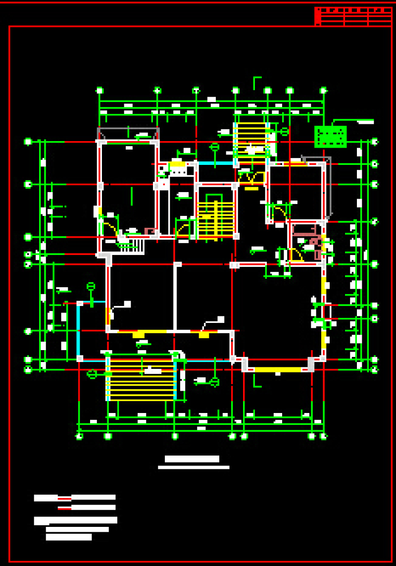 某两套别墅方案<a href=https://www.yitu.cn/su/7590.html target=_blank class=infotextkey>设计</a>CAD详图带效果图