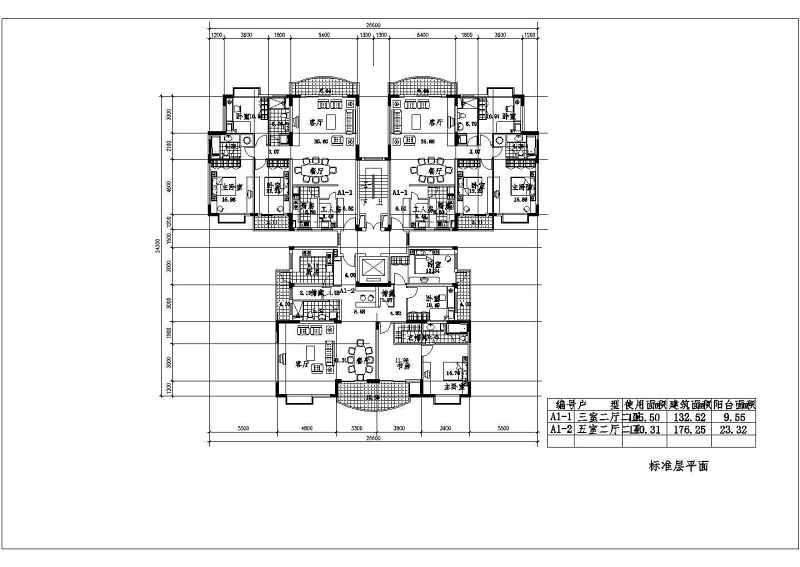 某<a href=https://www.yitu.cn/su/7872.html target=_blank class=infotextkey>地</a>小高层<a href=https://www.yitu.cn/su/7212.html target=_blank class=infotextkey>户型</a>建筑cad<a href=https://www.yitu.cn/su/7937.html target=_blank class=infotextkey>图纸</a>(共18张)