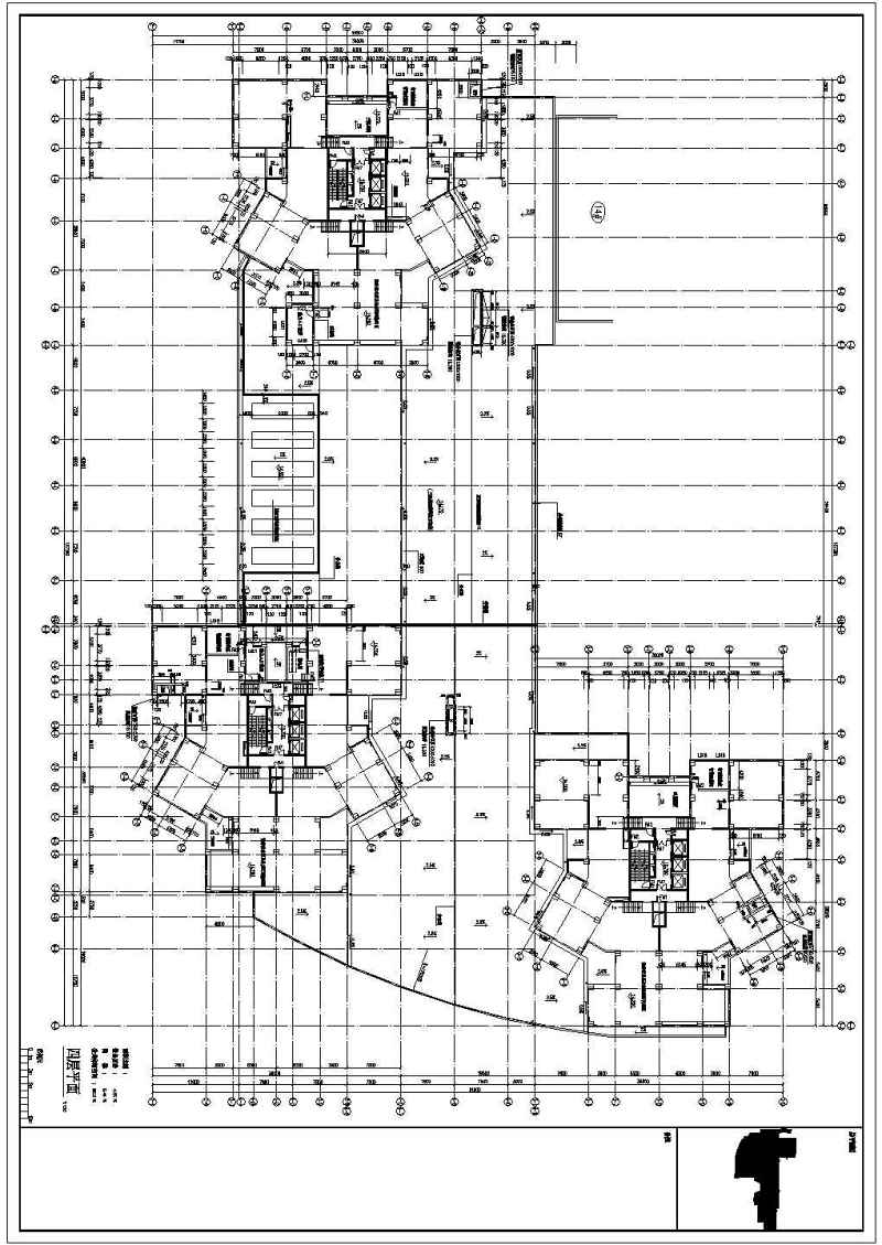 某高层商住<a href=https://www.yitu.cn/su/8159.html target=_blank class=infotextkey>楼</a>建筑<a href=https://www.yitu.cn/su/7590.html target=_blank class=infotextkey>设计</a>cad施工图