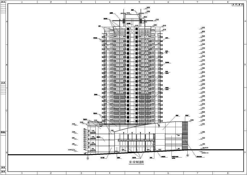 某高层商住大厦建筑<a href=https://www.yitu.cn/su/7590.html target=_blank class=infotextkey>设计</a>cad整套施工图