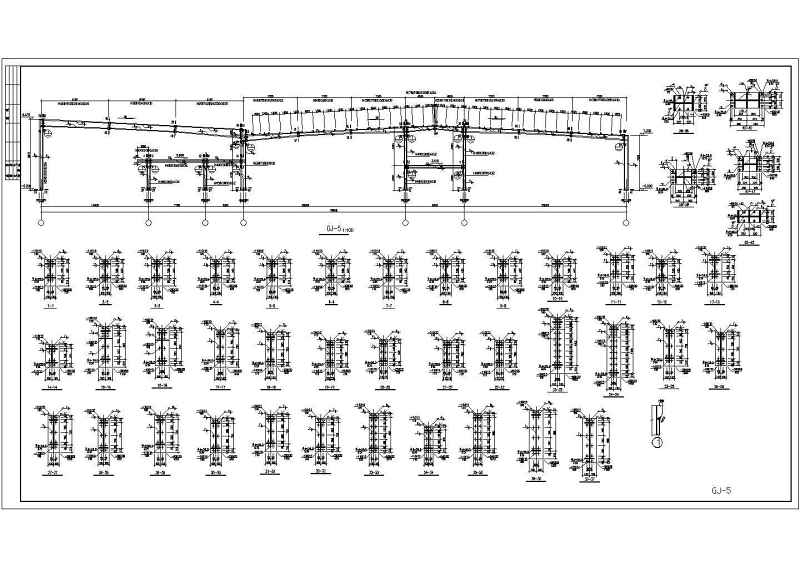 某52米跨<a href=https://www.yitu.cn/sketchup/qiche/index.html target=_blank class=infotextkey><a href=https://www.yitu.cn/su/7056.html target=_blank class=infotextkey>汽车</a></a>4S店<a href=https://www.yitu.cn/su/8096.html target=_blank class=infotextkey>钢结构</a><a href=https://www.yitu.cn/su/7590.html target=_blank class=infotextkey>设计</a>施工图