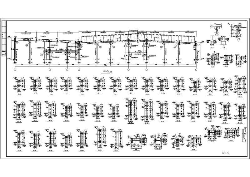 某52米跨<a href=https://www.yitu.cn/sketchup/qiche/index.html target=_blank class=infotextkey><a href=https://www.yitu.cn/su/7056.html target=_blank class=infotextkey>汽车</a></a>4S店<a href=https://www.yitu.cn/su/8096.html target=_blank class=infotextkey>钢结构</a><a href=https://www.yitu.cn/su/7590.html target=_blank class=infotextkey>设计</a>施工图