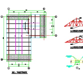 某两层薄壁轻钢别墅全套结构施工图3D模型