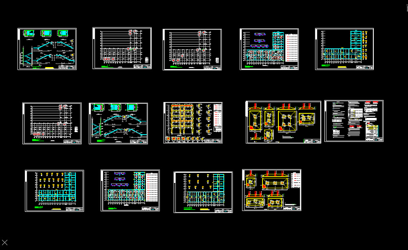 21套、多层<a href=https://www.yitu.cn/su/8081.html target=_blank class=infotextkey>办公<a href=https://www.yitu.cn/su/8159.html target=_blank class=infotextkey>楼</a></a>建筑结构cad土木毕业<a href=https://www.yitu.cn/su/7590.html target=_blank class=infotextkey>设计</a>（含计算书、建筑、结构图、PKPM模型、施工组织、进度计划表、CAD横道图）