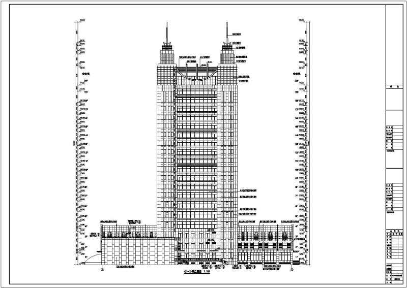 某21层<a href=https://www.yitu.cn/sketchup/yinxing/index.html target=_blank class=infotextkey>银行</a><a href=https://www.yitu.cn/su/8081.html target=_blank class=infotextkey>办公<a href=https://www.yitu.cn/su/8159.html target=_blank class=infotextkey>楼</a></a>建筑和结构cad施工图