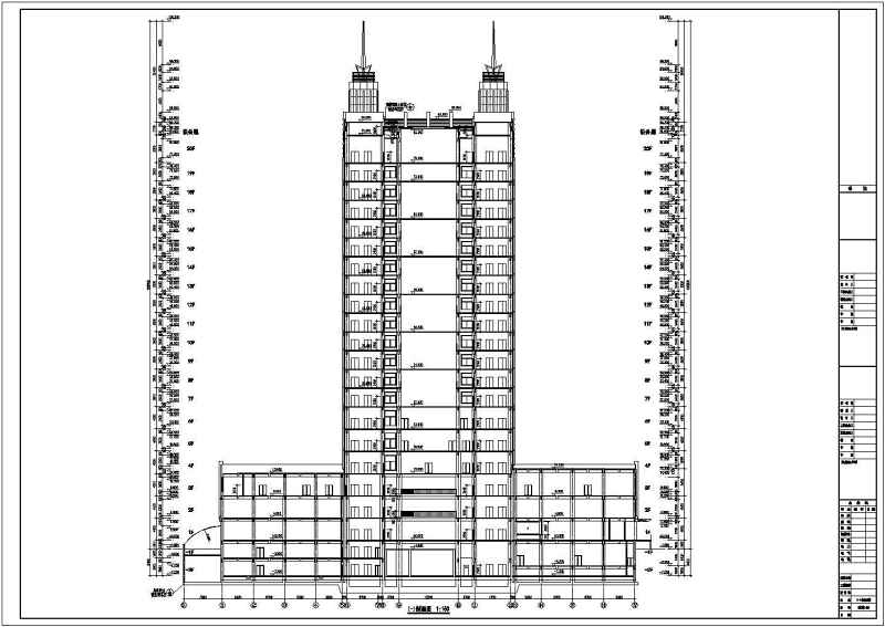 某21层<a href=https://www.yitu.cn/sketchup/yinxing/index.html target=_blank class=infotextkey>银行</a><a href=https://www.yitu.cn/su/8081.html target=_blank class=infotextkey>办公<a href=https://www.yitu.cn/su/8159.html target=_blank class=infotextkey>楼</a></a>建筑和结构cad施工图