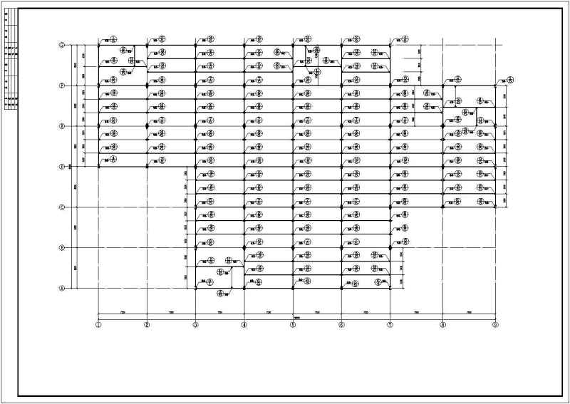 某二层<a href=https://www.yitu.cn/su/8096.html target=_blank class=infotextkey>钢结构</a><a href=https://www.yitu.cn/su/7637.html target=_blank class=infotextkey>框架</a>结构施工图（<a href=https://www.yitu.cn/su/7785.html target=_blank class=infotextkey>组合</a><a href=https://www.yitu.cn/su/8159.html target=_blank class=infotextkey>楼</a>板）