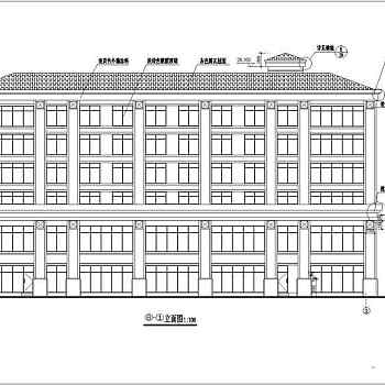 某地6层商业综合楼建筑设计施工图