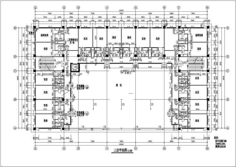 某<a href=https://www.yitu.cn/su/7872.html target=_blank class=infotextkey>地</a>6层<a href=https://www.yitu.cn/sketchup/shangyezongheti/index.html target=_blank class=infotextkey>商业综合</a><a href=https://www.yitu.cn/su/8159.html target=_blank class=infotextkey>楼</a>建筑<a href=https://www.yitu.cn/su/7590.html target=_blank class=infotextkey>设计</a>施工图