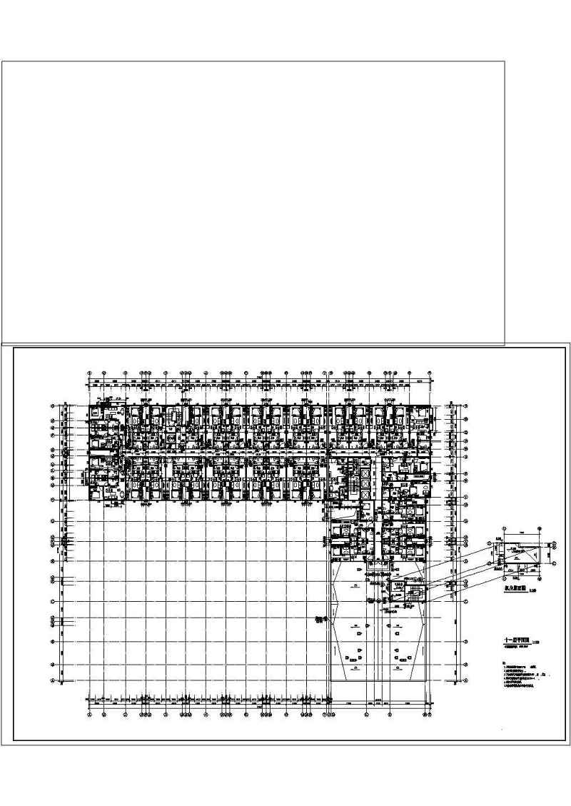 某<a href=https://www.yitu.cn/su/7872.html target=_blank class=infotextkey>地</a>11层大型商业公寓综合体建筑<a href=https://www.yitu.cn/su/7590.html target=_blank class=infotextkey>设计</a>方案<a href=https://www.yitu.cn/su/7937.html target=_blank class=infotextkey>图纸</a>