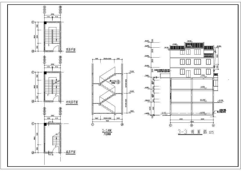 彭泽商住<a href=https://www.yitu.cn/su/8159.html target=_blank class=infotextkey>楼</a>建筑全套<a href=https://www.yitu.cn/su/7590.html target=_blank class=infotextkey>设计</a>施工CAD<a href=https://www.yitu.cn/su/7937.html target=_blank class=infotextkey>图纸</a>