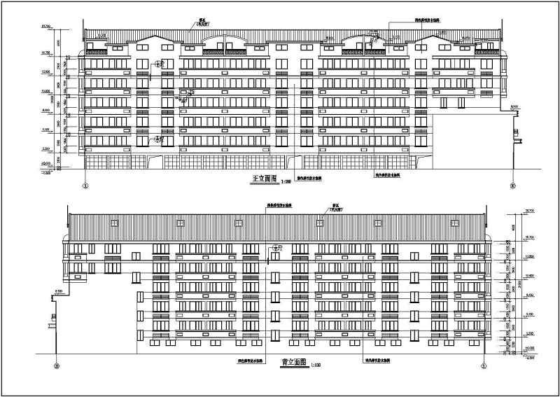 临街商住<a href=https://www.yitu.cn/su/8159.html target=_blank class=infotextkey>楼</a>建筑施工全套图