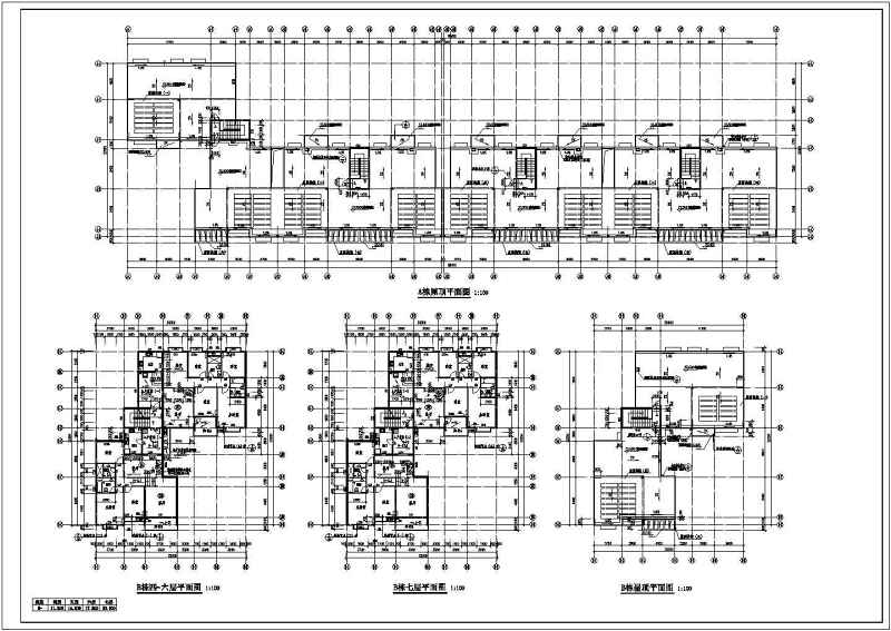 宜和<a href=https://www.yitu.cn/sketchup/huayi/index.html target=_blank class=infotextkey>花</a>园商住<a href=https://www.yitu.cn/su/8159.html target=_blank class=infotextkey>楼</a>建筑<a href=https://www.yitu.cn/su/7590.html target=_blank class=infotextkey>设计</a>CAD施工图