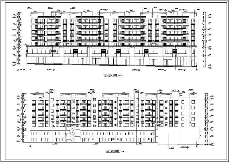 宜和<a href=https://www.yitu.cn/sketchup/huayi/index.html target=_blank class=infotextkey>花</a>园商住<a href=https://www.yitu.cn/su/8159.html target=_blank class=infotextkey>楼</a>建筑<a href=https://www.yitu.cn/su/7590.html target=_blank class=infotextkey>设计</a>CAD施工图