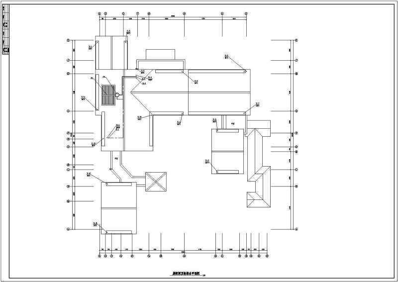 中国古典别墅建筑结构施工图