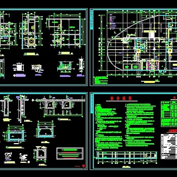 地下室人防建筑施工图