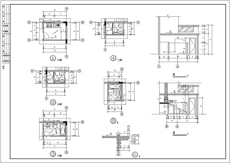 某豪华型别墅全套建施<a href=https://www.yitu.cn/su/7937.html target=_blank class=infotextkey>图纸</a>