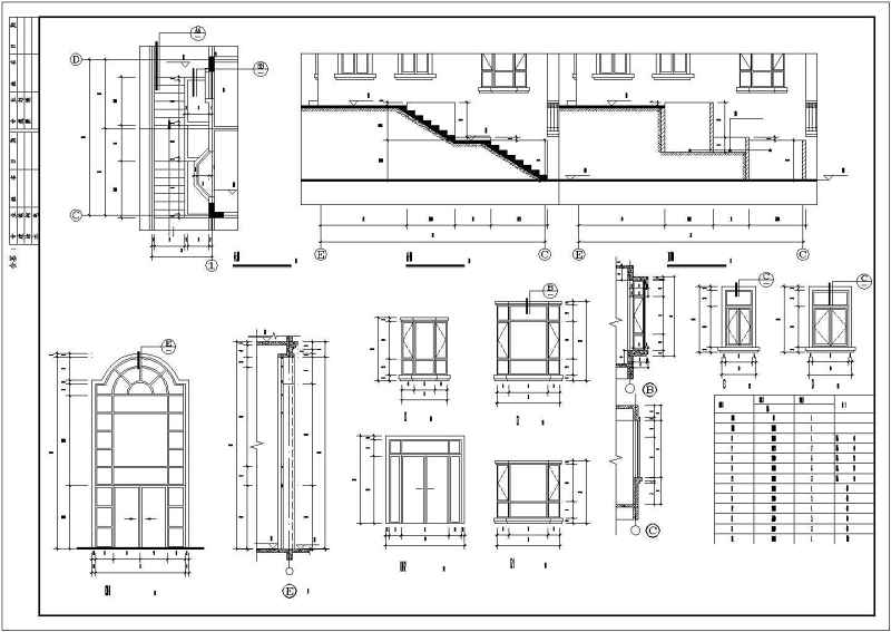 某豪华型别墅全套建施<a href=https://www.yitu.cn/su/7937.html target=_blank class=infotextkey>图纸</a>