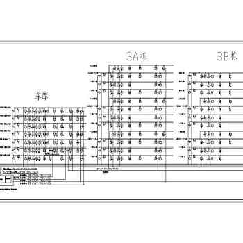 某一层大型地下车库电气设计施工图