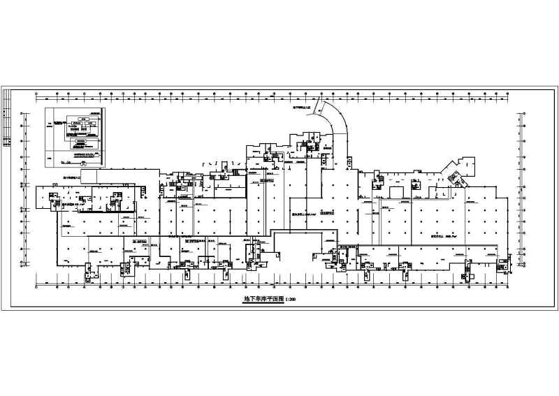 某一层大型<a href=https://www.yitu.cn/su/7872.html target=_blank class=infotextkey>地</a>下车库电气<a href=https://www.yitu.cn/su/7590.html target=_blank class=infotextkey>设计</a>施工图